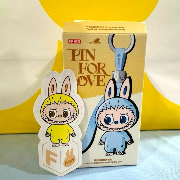 Letter “F” 100% Authentic Pin for Love Labubu - Picture 1 of 3